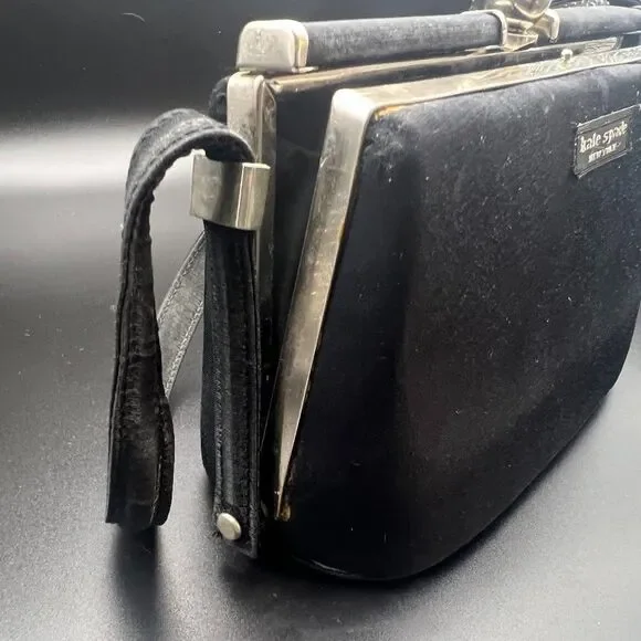 KATE Spade Nylon Structured Bag Vintage 90s - Picture 6 of 10